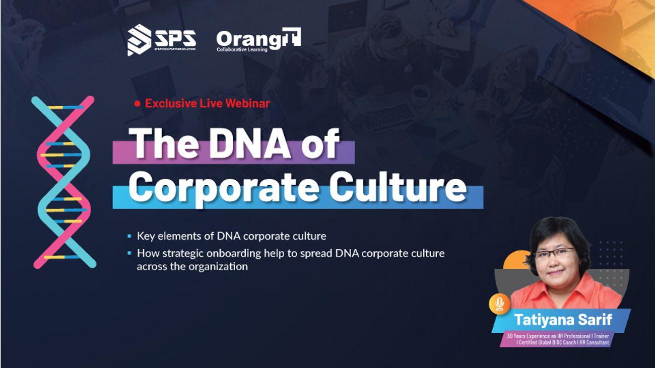 Exclusive Live Webinar "The DNA of Corporate Culture"